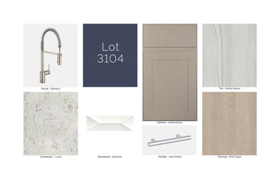 Sample of building materials used in homes in Lone Star Landing, Montgomery (Image 14).