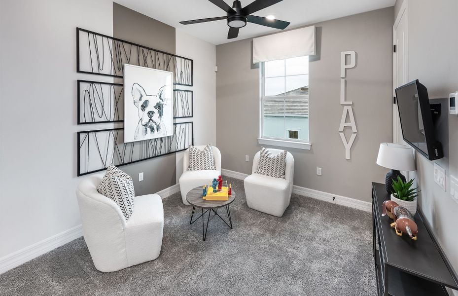 Furnished interior view inside a new home in Avondale at Avenir, Palm Beach Gardens (Image 19).