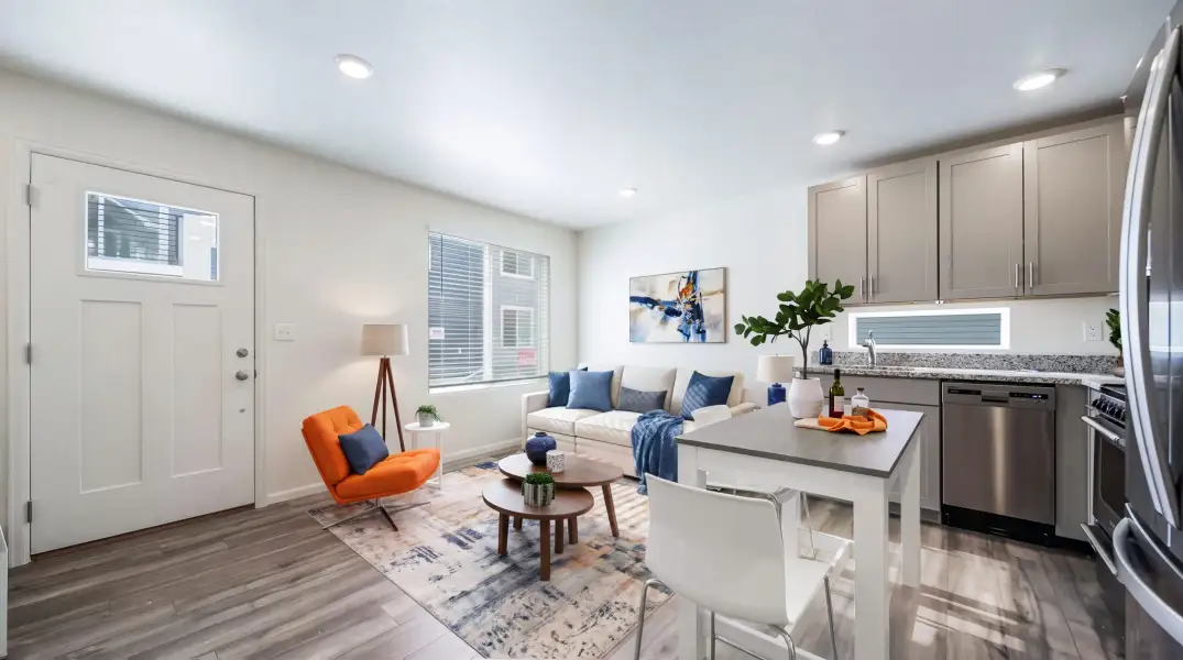 Furnished interior view inside a new home in Banning Lewis Ranch, Colorado Springs (Image 6).