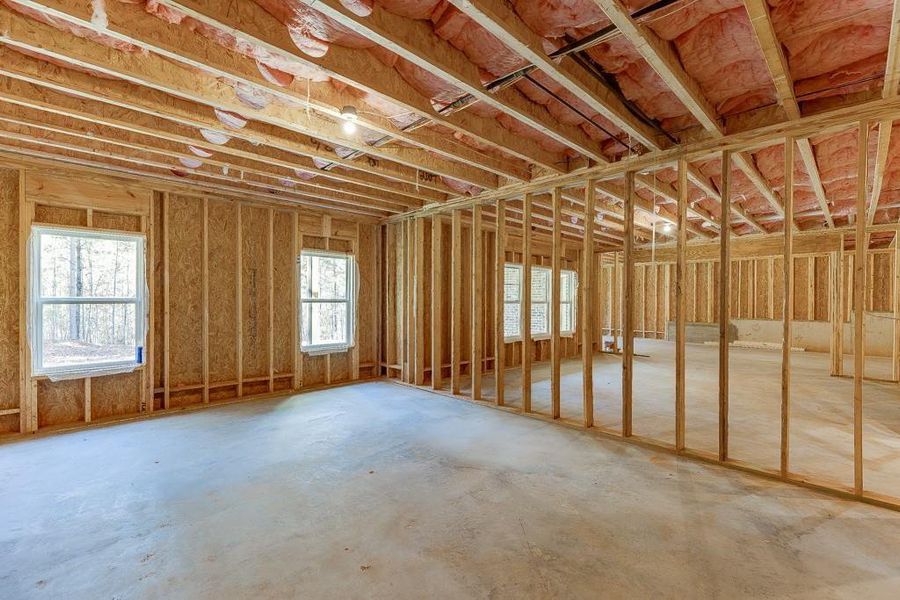 In-progress construction of a new home in , Bishop, GA (Image 51).