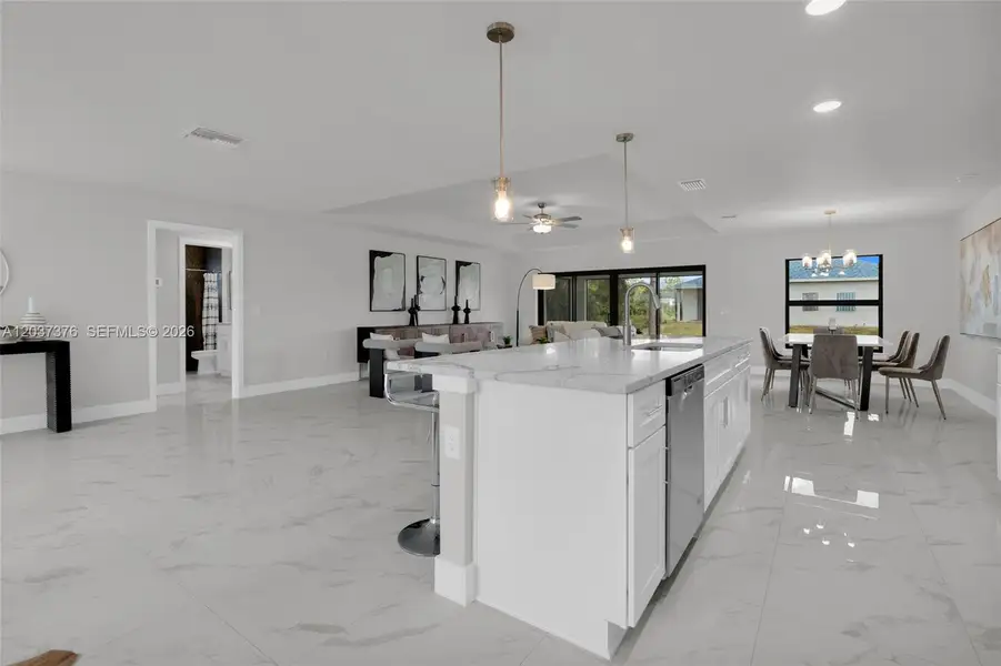 Furnished interior view inside a new home in , Lehigh Acres (Image 37).