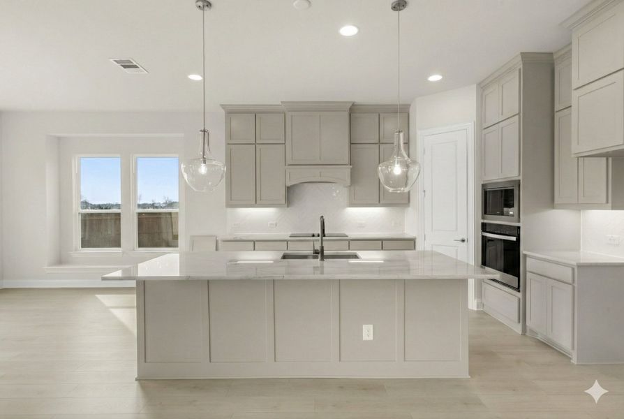Furnished interior view inside a new home in Hayes Crossing, Midlothian (Image 5).
