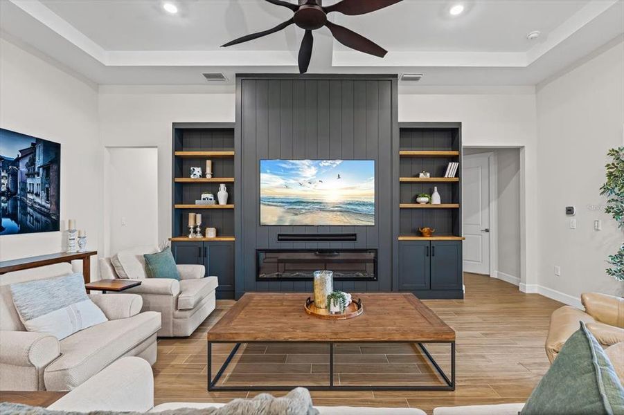 Furnished interior view inside a new home in , Alva (Image 15). Furnished interior view inside a new home in , Alva (Image 15).