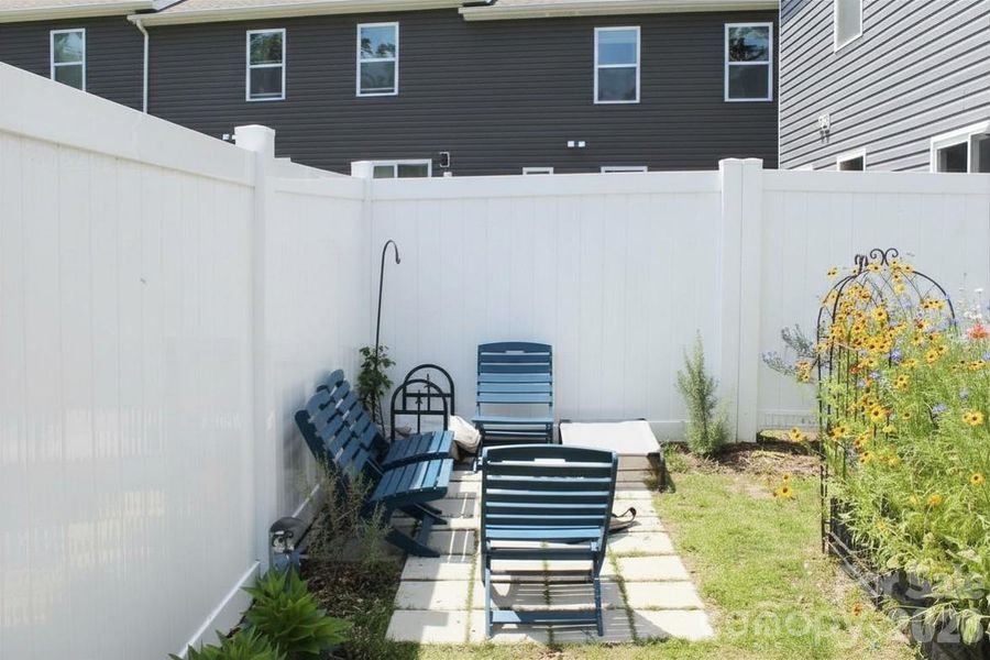 Exterior details and patio area of a home in , Candler (Image 3). Exterior details and patio area of a home in , Candler (Image 3).