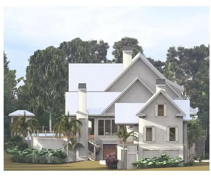 Exterior rendering of this home design in , Charleston, SC (Image 4).