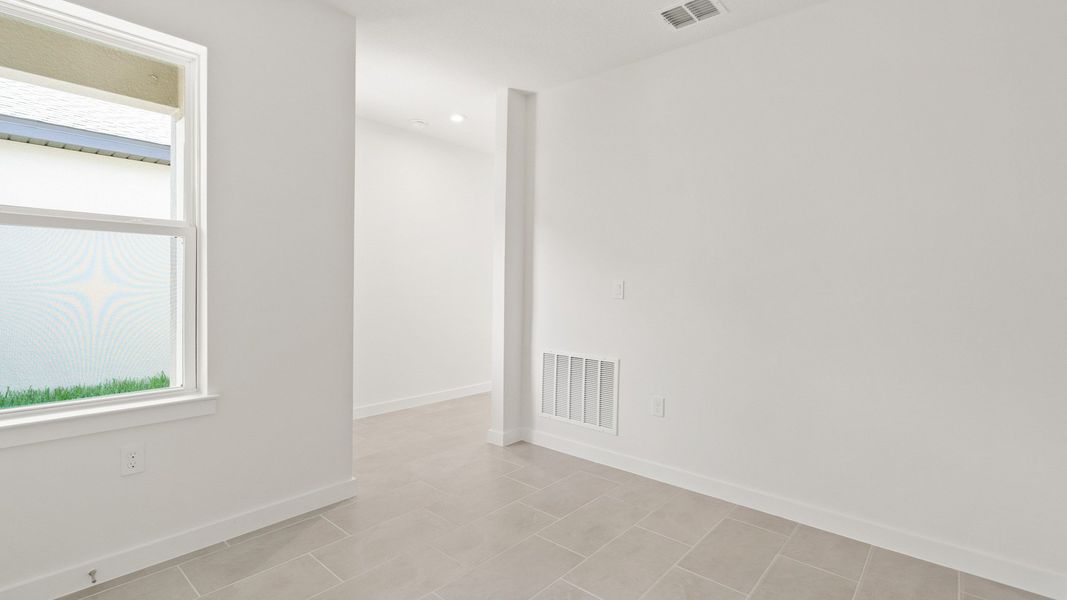 Representative furnished interior of a home built from the Flagler by DRB Homes in Grasslands West, Lakeland (Image 18).