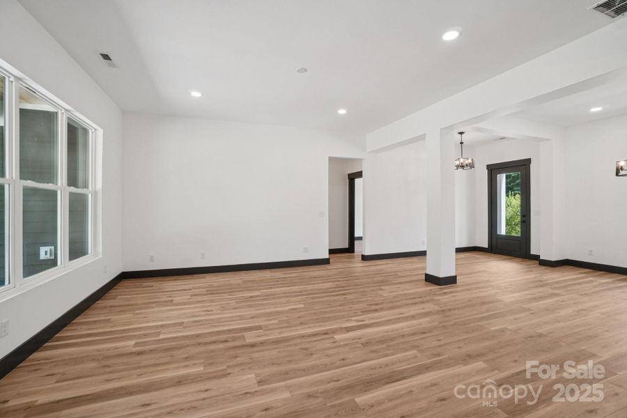 Spacious, unfurnished interior of a new home in , Hendersonville (Image 40).