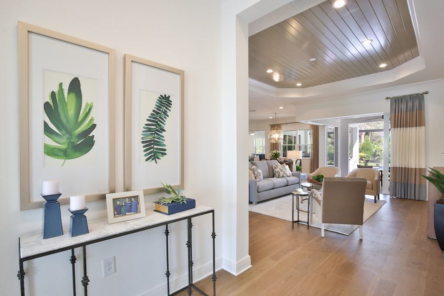 Furnished interior view inside a new home in Windward, Lakewood Ranch (Image 11).