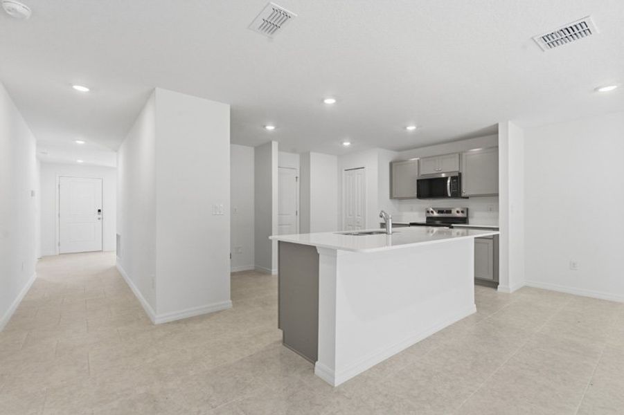 Furnished interior view inside a new home in Richmond Cove, Palm Bay (Image 15). Furnished interior view inside a new home in Richmond Cove, Palm Bay (Image 15).