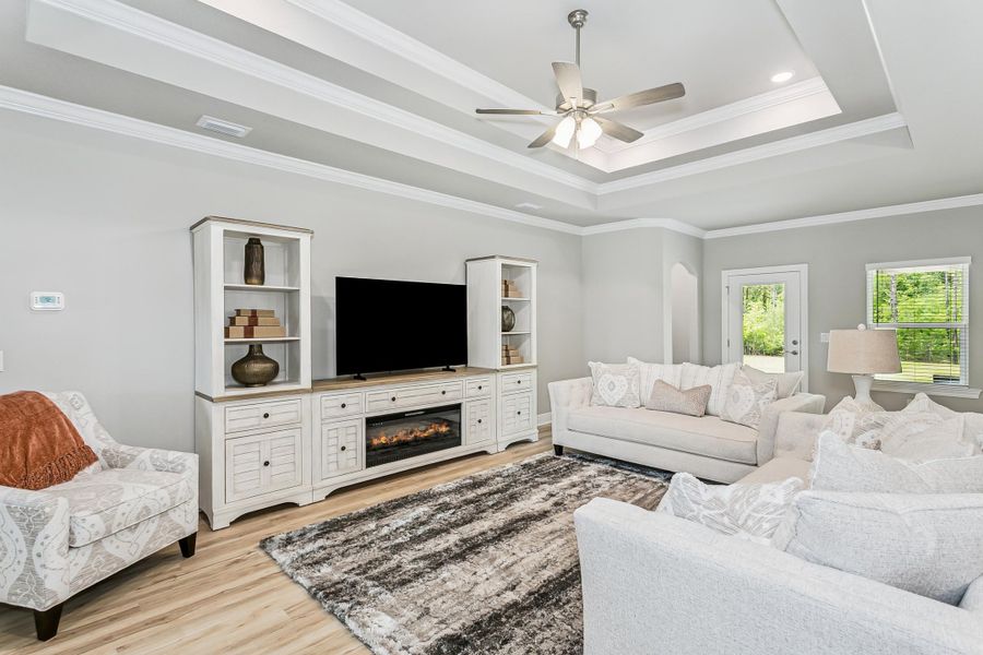 Furnished interior view inside a new home in Walther Reserve, Milton (Image 7).
