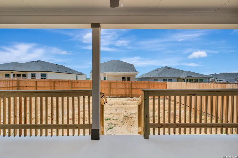 Exterior details and patio area of a home in Greenspoint Heights, Seguin (Image 3).