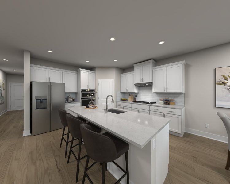 Furnished interior view inside a new home in Marshburn Landing - Signature Series, Wendell (Image 3).