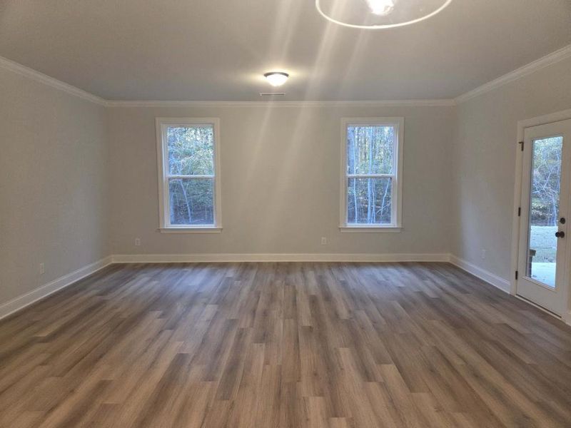 Spacious, unfurnished interior of a new home in Ruby Creek Estates, Atlanta (Image 10). Spacious, unfurnished interior of a new home in Ruby Creek Estates, Atlanta (Image 10).