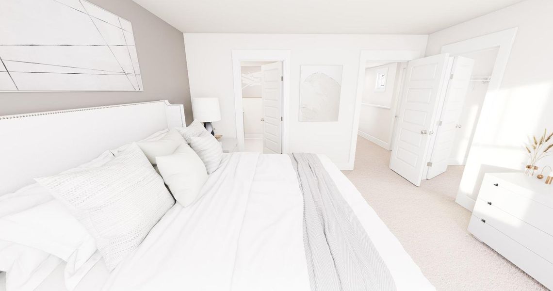 Representative furnished interior of a home built from the Dreamer by Garman Homes in Ponder, Wendell (Image 4).