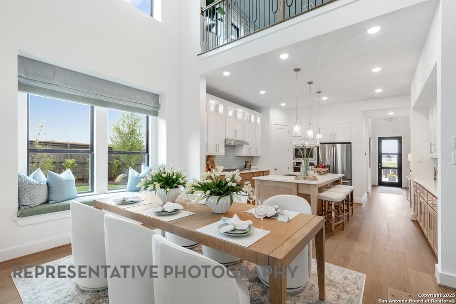 Furnished interior view inside a new home in Homestead, Schertz (Image 8).