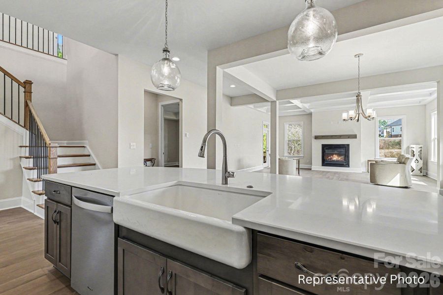 Furnished interior view inside a new home in , Cornelius (Image 8).