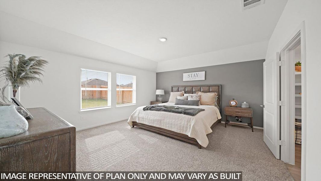Furnished interior view inside a new home in Harrington Trails at The Canopies, Splendora (Image 7).