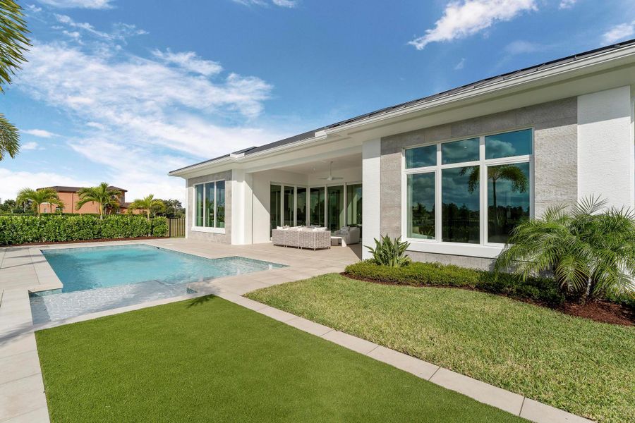 Front exterior of a new home in , Port St. Lucie, FL, highlighting curb appeal (Image 20).