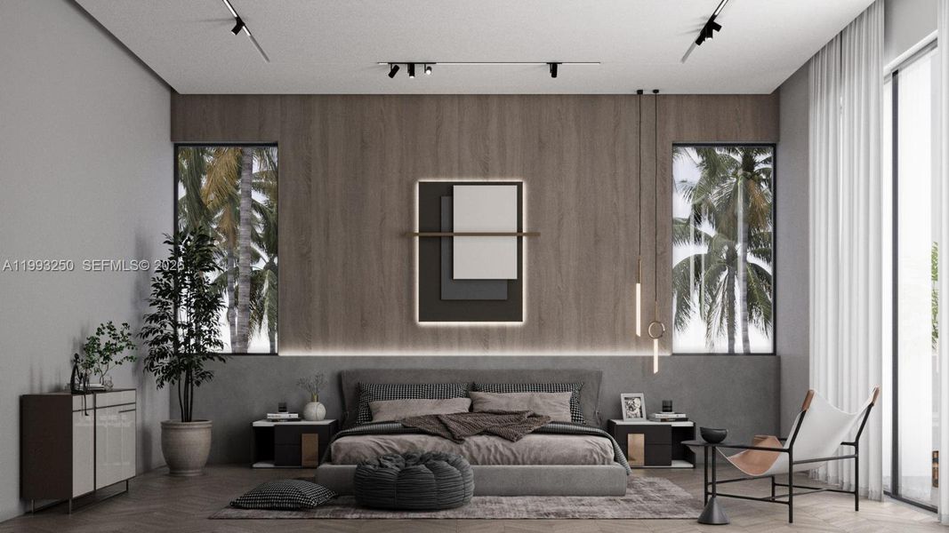 Furnished interior view inside a new home in , Fort Lauderdale (Image 22).