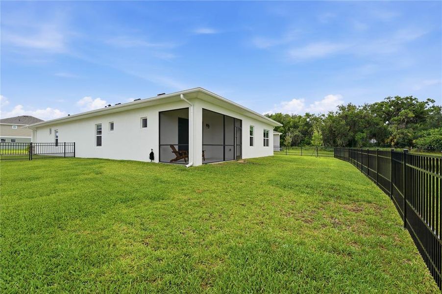 Exterior details and patio area of a home in , Parrish (Image 23).