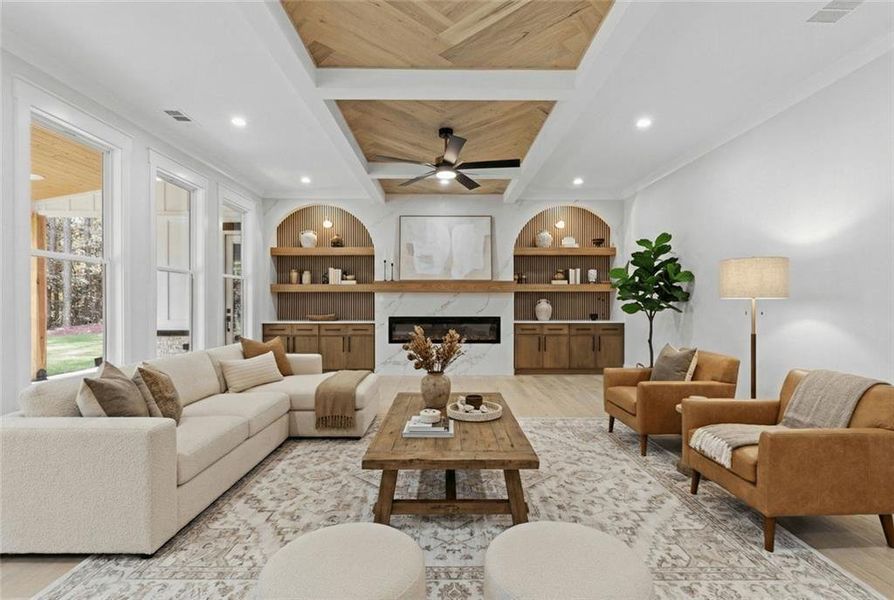 Furnished interior view inside a new home in , Winder (Image 37).
