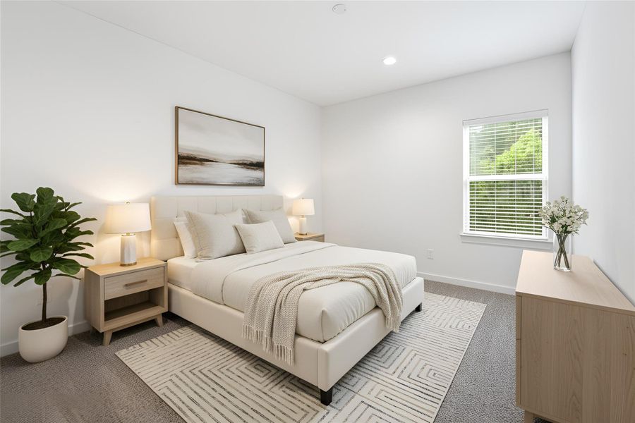 Furnished interior view inside a new home in Highland Commons, Houston (Image 5).