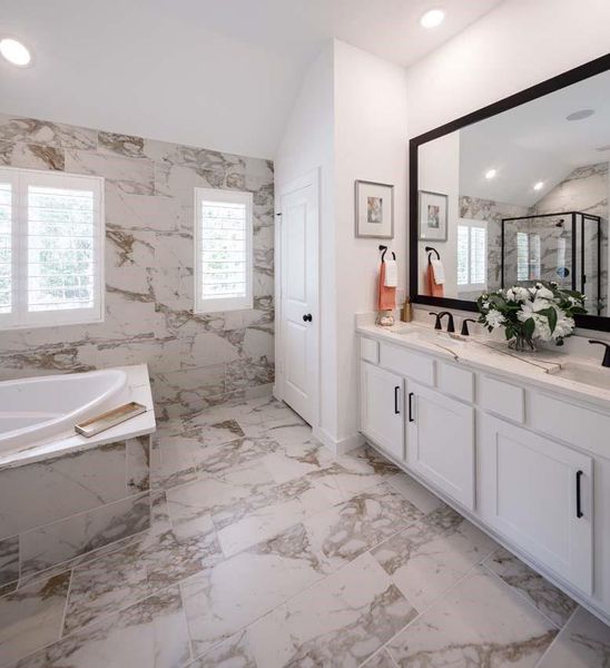 Furnished interior view inside a new home in Woodforest Townhomes, Montgomery (Image 23).