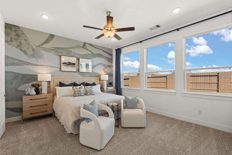 Furnished interior view inside a new home in Mulberry Farms, Santa Fe (Image 6). Furnished interior view inside a new home in Mulberry Farms, Santa Fe (Image 6).