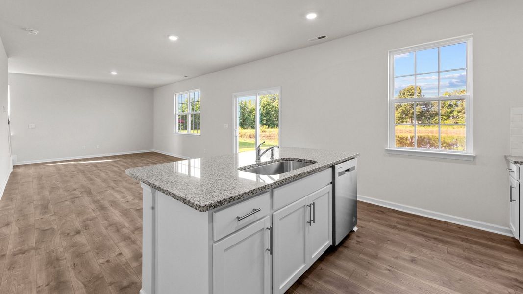 Furnished interior view inside a new home in Ridgewood Farms, Winterville (Image 7).