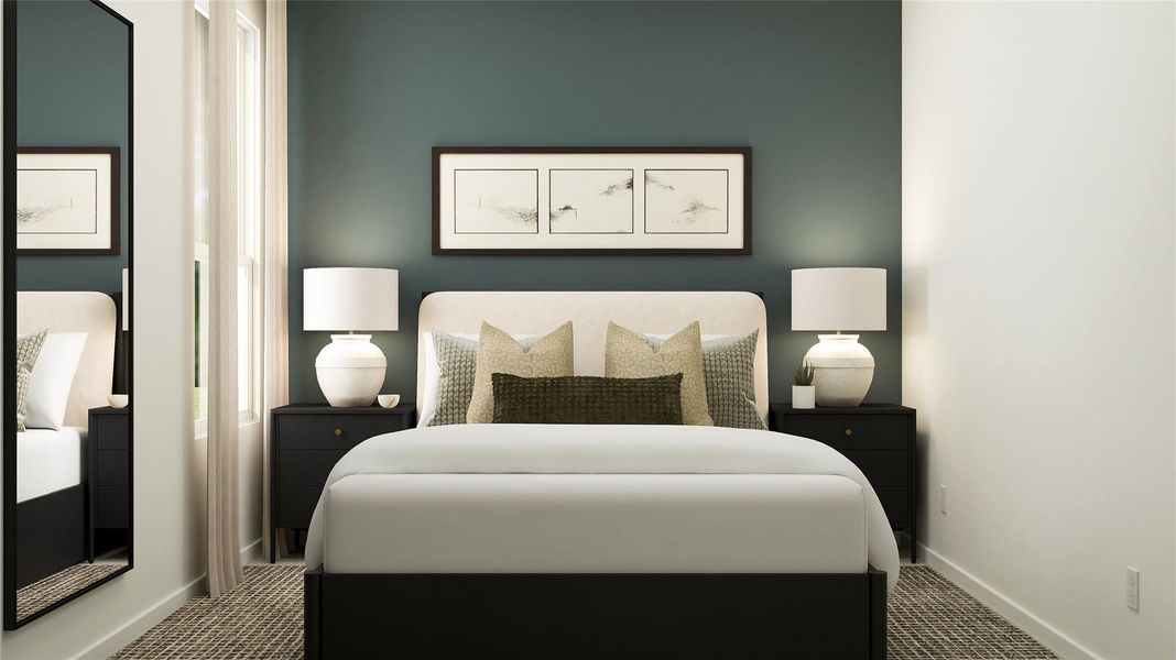 Furnished interior view inside a new home in Meadowlark Preserve, Pflugerville (Image 3).