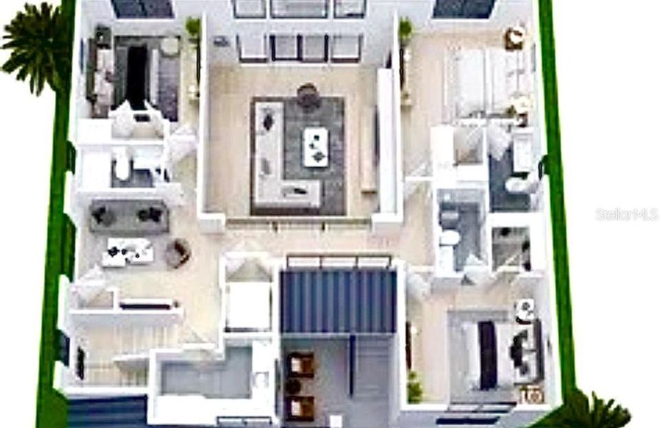 2D floor plan layout of this home in , New Port Richey, FL (Image 3). 2D floor plan layout of this home in , New Port Richey, FL (Image 3).