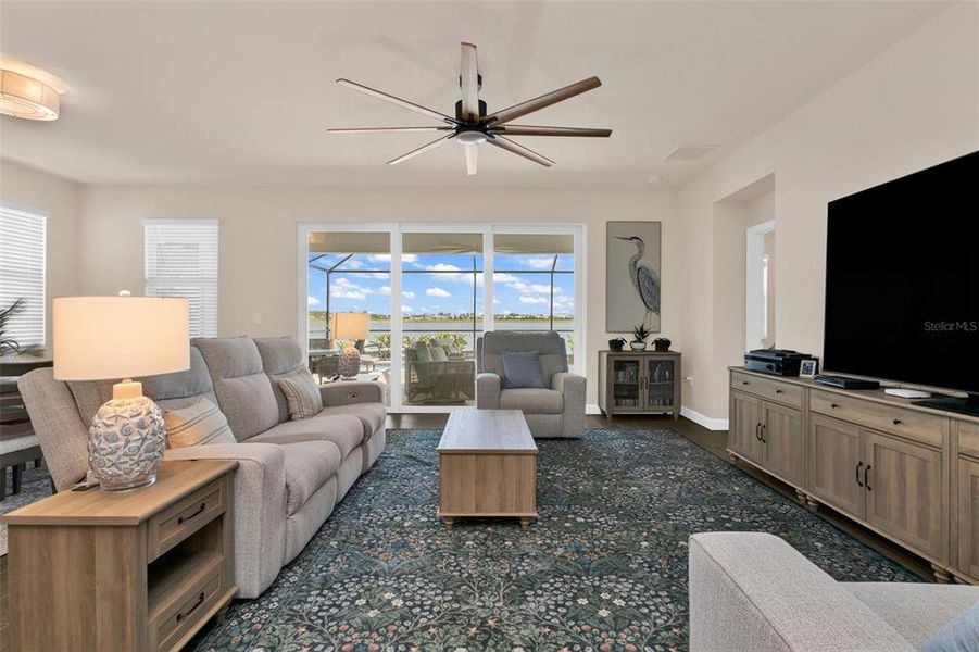 Furnished interior view inside a new home in Palm Lake at Coco Bay, Englewood (Image 15). Furnished interior view inside a new home in Palm Lake at Coco Bay, Englewood (Image 15).