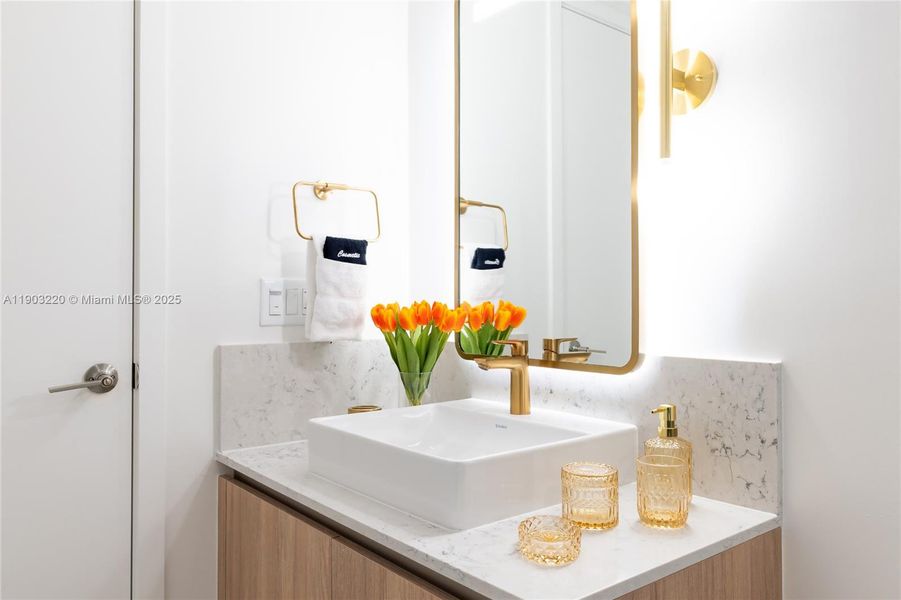 Close-up of interior finishes inside a home in , Miami (Image 54).