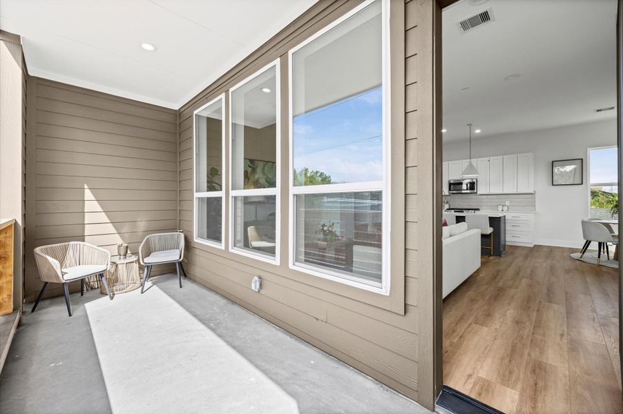 Exterior details and patio area of a home in , Houston (Image 29). Exterior details and patio area of a home in , Houston (Image 29).