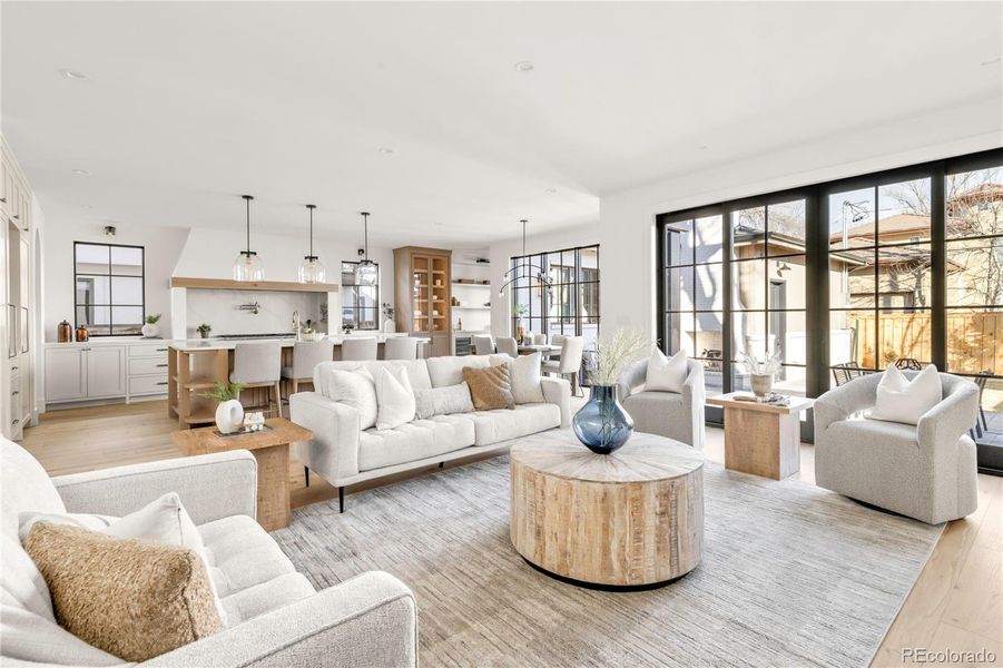 Furnished interior view inside a new home in , Denver (Image 23). Furnished interior view inside a new home in , Denver (Image 23).