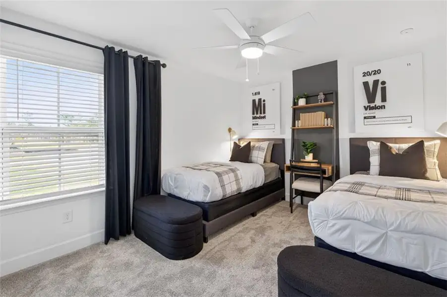 Furnished interior view inside a new home in Linden Grove, Powder Springs (Image 54).