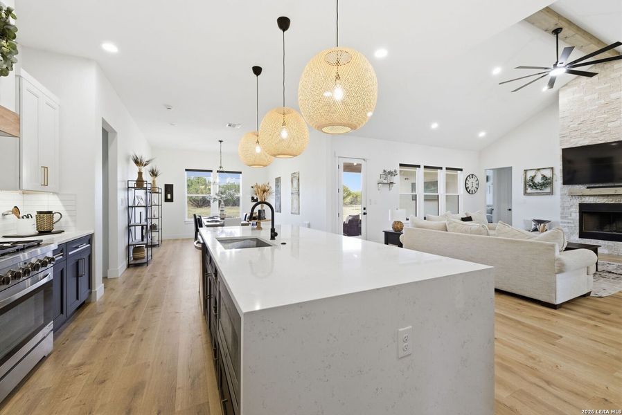 Furnished interior view inside a new home in , Bandera (Image 5).