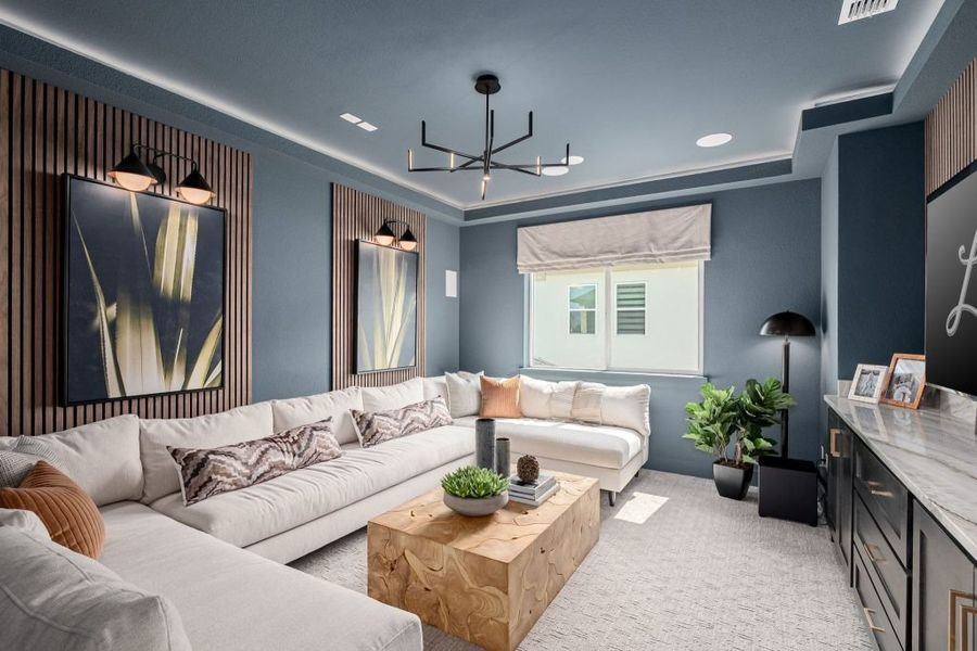 Representative furnished interior of a home built from the Manhattan by Landon Homes in East Village - Classic Series, Frisco (Image 47). Representative furnished interior of a home built from the Manhattan by Landon Homes in East Village - Classic Series, Frisco (Image 47).