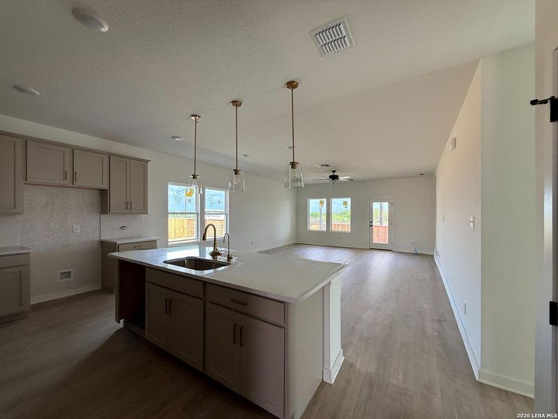 Furnished interior view inside a new home in The Wilder, Adkins (Image 9).