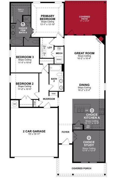 Beazer Homes Saratoga Carson Floorplan.