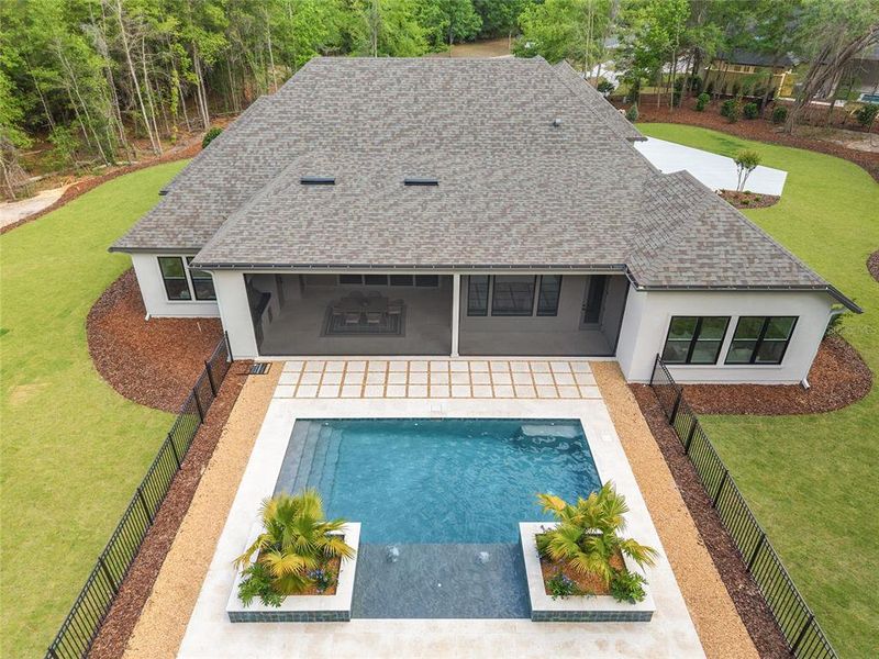 Exterior details and patio area of a home in , Gainesville (Image 28).