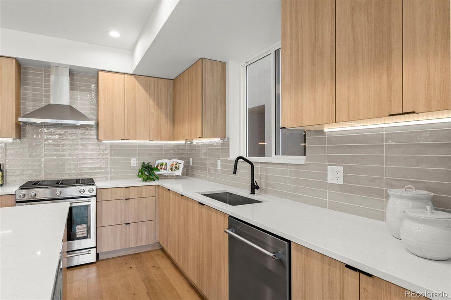 Furnished interior view inside a new home in , Denver (Image 17).