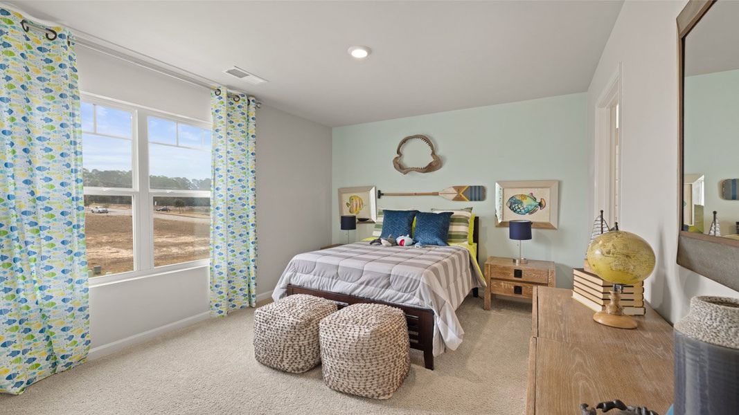 Representative furnished interior of a home built from the MANSFIELD by D.R. Horton in Carolina Groves, Moncks Corner (Image 20).