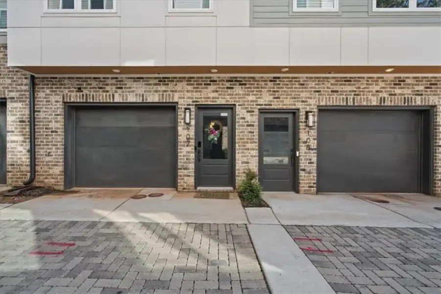 Exterior details and patio area of a home in Madison Park, Atlanta (Image 37).