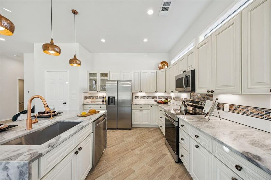 Furnished interior view inside a new home in , Ennis (Image 14).