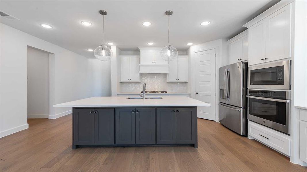 Furnished interior view inside a new home in Mosaic 50', Celina (Image 9).