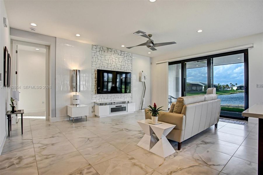 Furnished interior view inside a new home in , Port St. Lucie (Image 13).