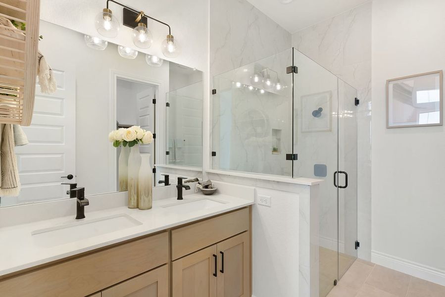 Furnished interior view inside a new home in The Colony- Pine Cove, Bastrop (Image 7).