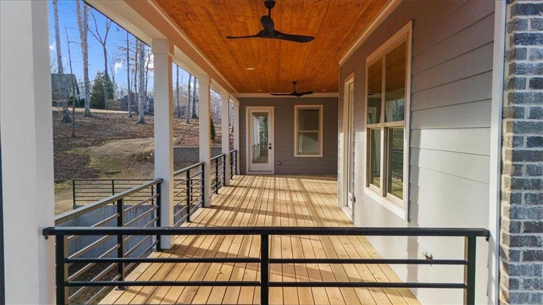 Exterior details and patio area of a home in , Gainesville (Image 42).