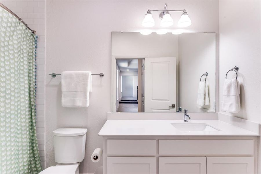 Furnished interior view inside a new home in , Fort Worth (Image 29).